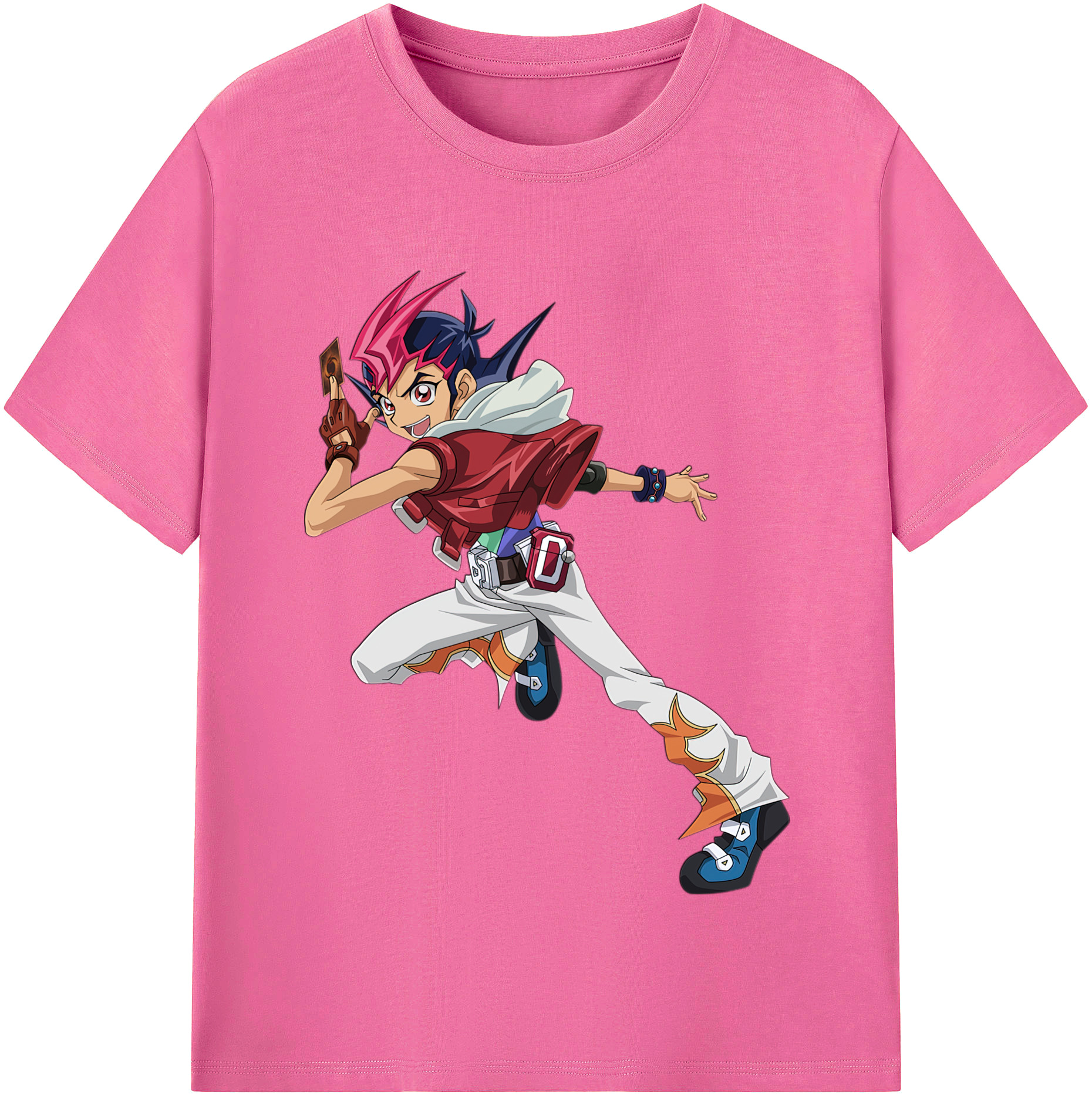 （画像用） 遊☆戯☆王 Yu-Gi-Oh! レディースカジュアルプリントTシャツ（綿100％）